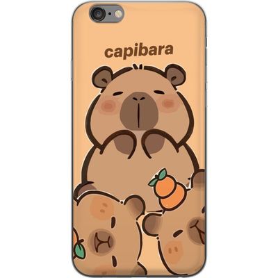 Kompatibelt Mobildeksel til Apple iPhone 6 Plus Capybara kawaii søt figur samleobjekt