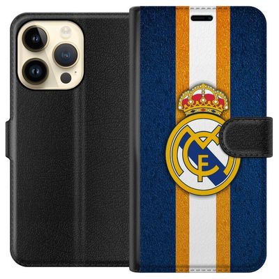 Kompatibelt Lommeboketui til Apple iPhone 14 Pro Real Madrid CF