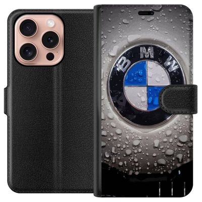Kompatibelt Lommeboketui til Apple iPhone 16 Pro BMW