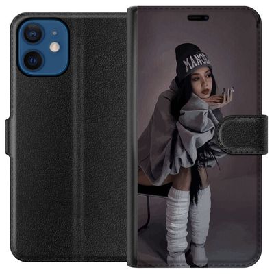 Kompatibelt Lommeboketui til Apple iPhone 12 mini Lisa Blackpink Kpop Idol Music Star
