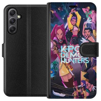 Kompatibelt Lommeboketui til Samsung Galaxy S23 FE Kpop Demon Hunters Fullt Lag Kamper Idol Magiske Kniver Kosmisk Glød