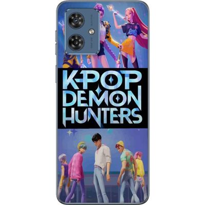 Kompatibelt Mobildeksel til Motorola Moto G54 Kpop Demon Hunters koreansk idolband plakat anime spill fantasy tegneserie retro stil fanart design