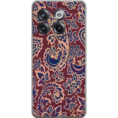 Kompatibelt Mobilskal till OnePlus 10T Paisley orientaliskt mönster boho indiskt mönster vintage ornament blommor retro textil tapet dekoration