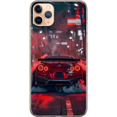 Kompatibelt Mobildeksel til Apple iPhone 11 Pro Max Rød Sportsbil Drift Racing Tuning