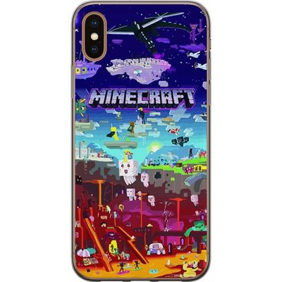 Kompatibelt Mobildeksel til Apple iPhone X MineCraft
