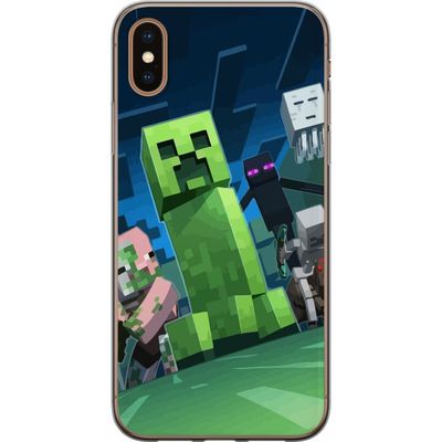 Kompatibelt Mobildeksel til Apple iPhone XS MineCraft