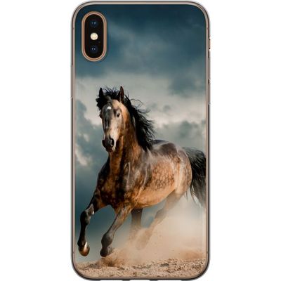Kompatibelt Mobildeksel til Apple iPhone X Hest
