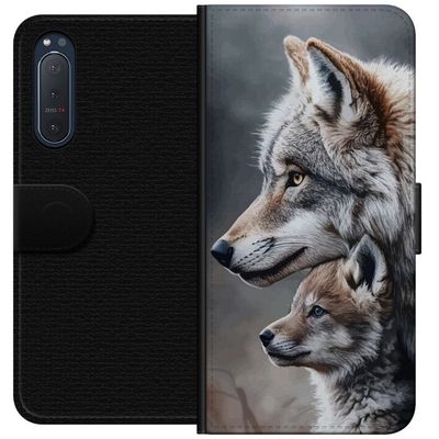 Kompatibelt Lommeboketui til Sony Xperia 5 II Ulver Ville Natur Dyr Mystic