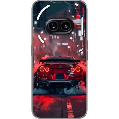 Kompatibelt Mobildeksel til Nothing Phone (2a) Rød Sportsbil Drift Racing Tuning