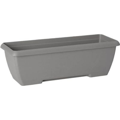 Jardiniere - GARDEN ID Teramo - Sort 60 cm - Holdbarhed - Integreret vandreserve - Genanvendt og 100 % genanvendelig - Volumen til planter