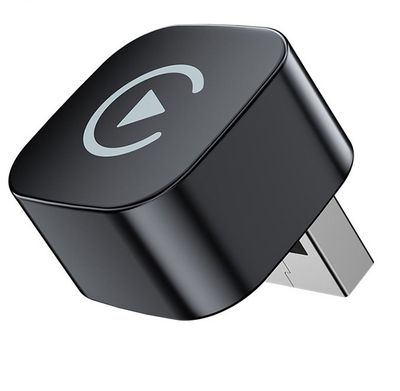 Lollanda Trådlös CarPlay & Android Auto Adapter, Plug-and-Play, för CarPlay och Android Auto, Svart/Silver