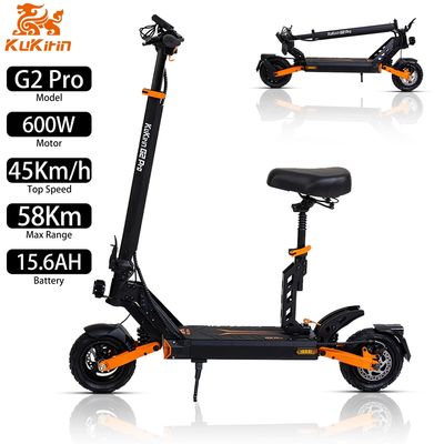 Kukirin G2 Pro E-Scooter 58 km räckvidd, snabbladdning, 45 km/h hastighet, hopfällbar och lätt för stadsresor