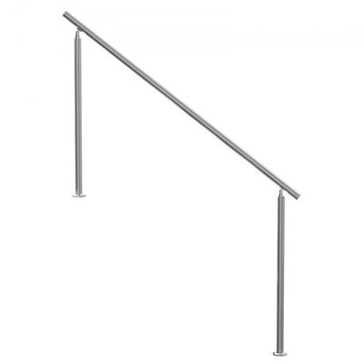 Trappräcke, 180x8.7x106 cm, Silver, Rostfritt stål