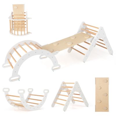 Klätterleksak Set, 75x55x64 cm, 89x52x44 cm, 98x40 cm, Naturalfärgad , Star