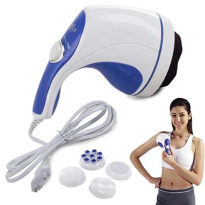 Handmassager 230 V med 4 massagehuvuden, upp till 3200 varv/min