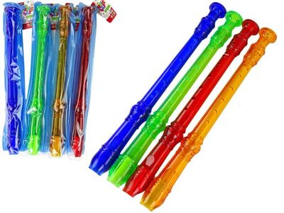 Plastfløjte til børn 33 cm, 4 farver, fra 3 år CE EN71
