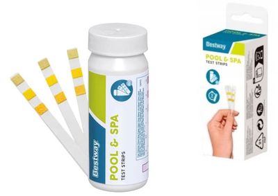 Poolteststrimler 3-i-1 pH/klor/alkalitet 50-pack