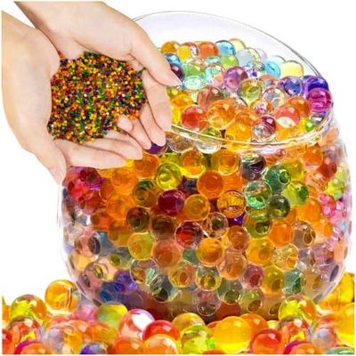 Hydrogelkugler til blomster/planter blandede farver 20 poser x 5g
