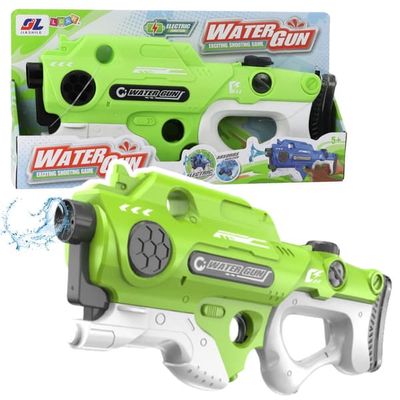 Elektrisk vandpistol 50 cm grøn, 10 m rækkevidde, inkl. 7,4V batteri