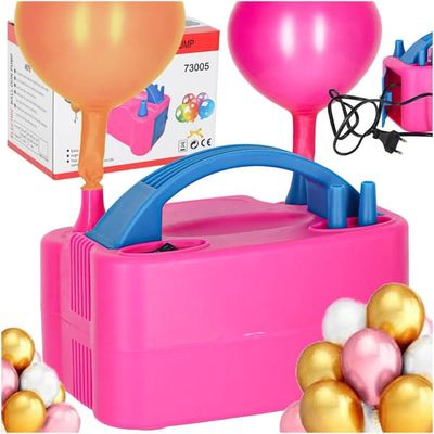 Elektrisk ballongpump 600W 2 munstycken för latex- och folieballonger