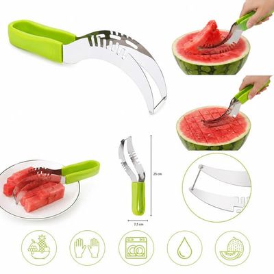 Melonskærer i rustfrit stål 25 cm, tåler opvaskemaskine, til alle meloner