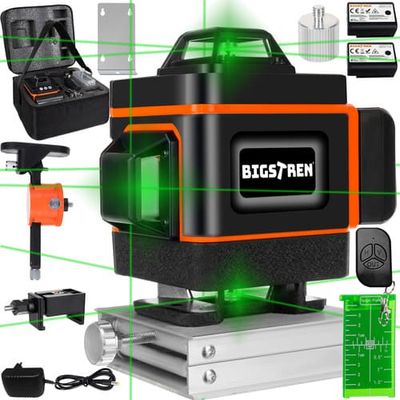 16-linjers 4D 360° Laserpass – Grön Precisionslaser