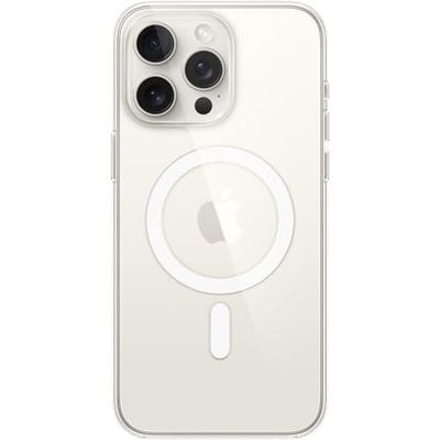 Apple iPhone 15 Pro Max Gjennomsiktig Deksel - MagSafe - B - Veldig Bra