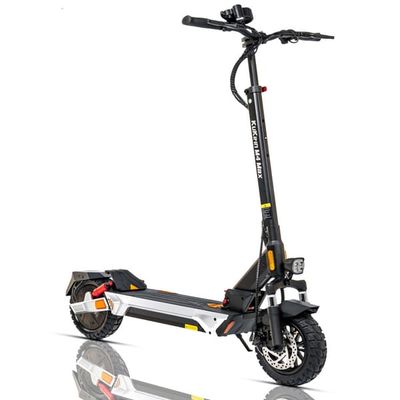 KuKirin M4 Max Elektrisk Sparkcykel med LED Display & Belysning – 800W Motor (45km/h), 64km Räckvidd, 3 Hastighetslägen, Cruise Control, Skivbromsar & Dubbel Fjädring för Komfort