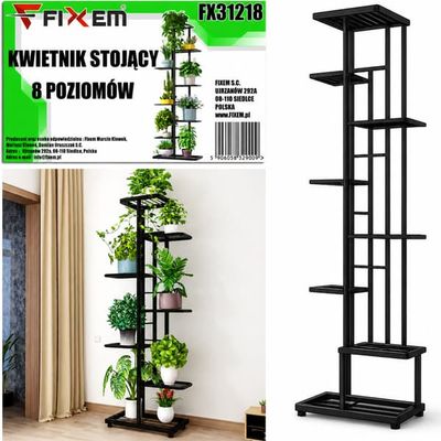 STÅENDE BLOMSTERBED 8 ETAGER metal
