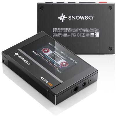 FiiO SNOWSKY ECHO MINI - SORT - Bærbar Hi-Res afspiller
