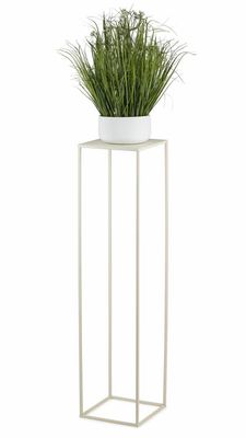 Creme stående blomsterstativ 100 cm