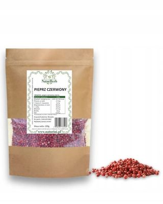 Røde peberkorn 200 g Naturini