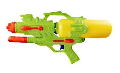 Stor 45 cm vandpistol med pumpe, grøn