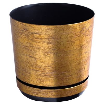 ANTIK GULD BLOMSTERPOTTE 12 CM DIAMETER ANTIK GULD