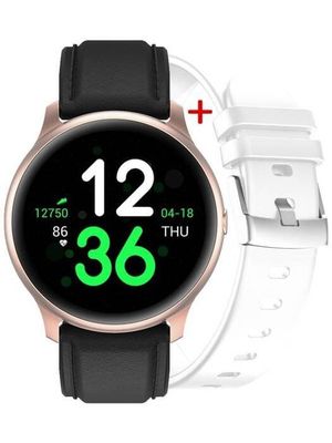 Dame smartwatch G. Rossi G.RSF1-4C2-1 rosaguld/sort + ekstra rem (sg003b)