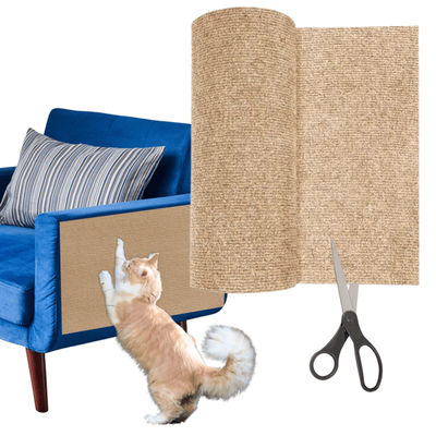 KRADSEmåtte til kat, selvklæbende kradsestolpe 200x40 cm beige [M-DRAPAK1]