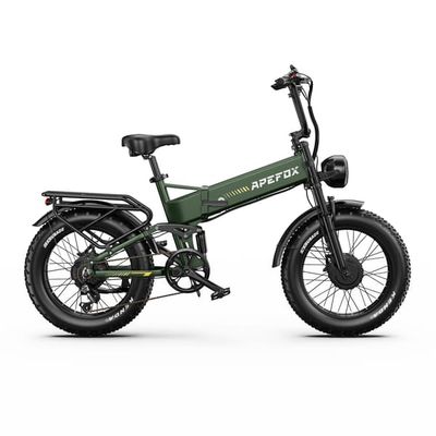 APEFOX RH20 elcykel, 2*750W motorer, 22,5AH batteri, 50 km/h maxhastighet, 20*4,0 breda däck