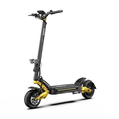 OOTD S30 Hopfällbar Elscooter för Vuxna - 2400W Dubbla Motorer, 65 km/h Maxhastighet, 60 km Räckvidd, 10" Däck, Dubbelt Fjädringssystem