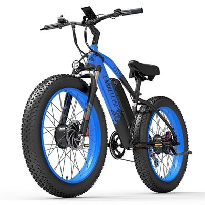Lankeleisi MG740 Plus Elcykel för vuxen 26*4.0'' Däck 1000W*2 Dubbelmotor 48V20Ah Batteri Maxhastighet 49km/h