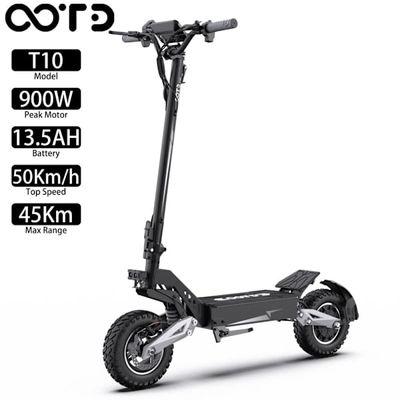 OOTD T10 11'' elscooter, 500W motor, upp till 50KM/H, 13AH batteri, uthållighet på ca 35-45KM, hopfällbar.