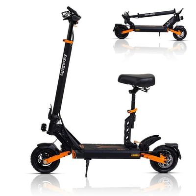 2026 KuKirin G2 Pro 9" Hopfällbar Elscooter med Sadel - 45 km/h Maxhastighet, 58 km Räckvidd, 600W Motor, 48V 15,6Ah Batteri