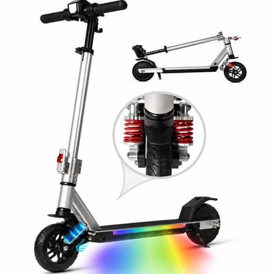El-scooter för barn VANKEL S31 – Motor 150W – Batteri 25.2V 5Ah – Räckvidd 10-15 km – Däck 6,5 tum – Silver
