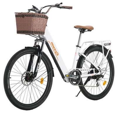 Cysum Cityrun Elcykel För Vuxna, Motor 250 W, Batteri 36 V 10 Ah, Breda Däck 26 Tum