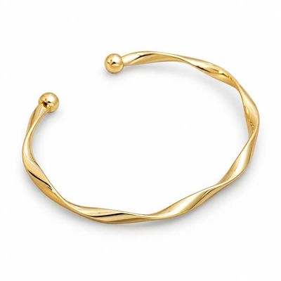 Ny modetrend Unikt design Elegant Udsøgt Twist Enkelt Armbånd Kvinder Smykker Bryllupsfest Premium Gave Engros
