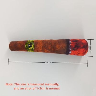 Interaktivt Hundeledslyd Hvalpelegetøj Cigar Til Små Modstandsdygtige Knirkende Hunde Uopslidelig Hundeplys Tyggelegetøj Kæledyrsbidelegetøj