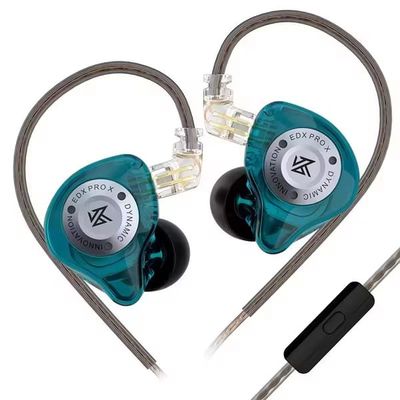 KZ EDX PRO X Dynamic Drive Hovedtelefoner HIFI Tung Bas Ørepropper Sports Plastik Hovedtelefoner Aftagelig 1,2 m Ledning 3,5 mm Interface