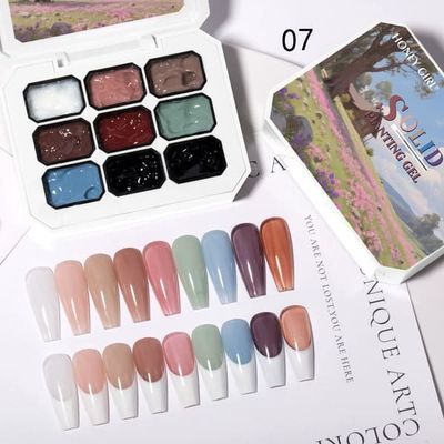 Fast gel-klistrelim til neglekunst til kreative negledesigns