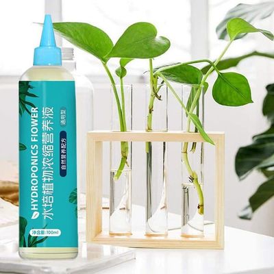 Hydroponisk plantegødning 110 ml plantegødning flydende næringsstoffer universal langsomt frigivende havetilbehør til planter blomster