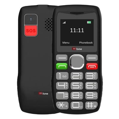 TTFONE TT890 - 4G-telefon för seniorer, stora talande knappar, SOS, USB-C, Bluetooth, kamera