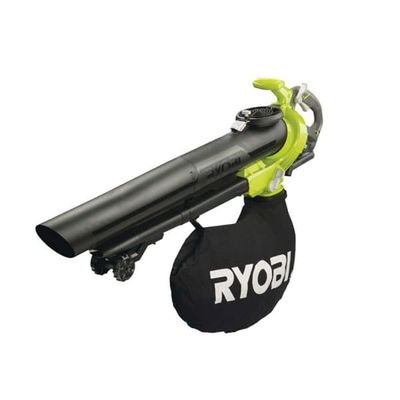 RYOBI Blåsare sug-sugare 36V - 3-i-1 - Borstlös / kolborstfri motor - max. blås hastighet 237,6 km/h - RBV36B
